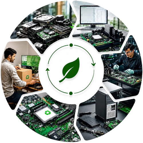 Electronics Lifecycle Visual Donut